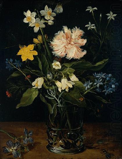 Still Life with Flowers in a Glass, Jan Brueghel
